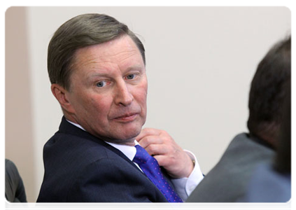 Deputy Prime Minister Sergei Ivanov at a meeting on the issue of defence procurement|26 july, 2011|20:35