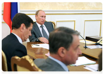 Prime Minister Vladimir Putin at a meeting of the Government Presidium|28 july, 2011|18:14