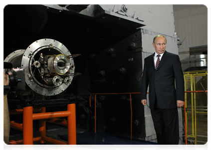 Prime Minister Vladimir Putin at the Joint Institute for Nuclear Research in Dubna|5 july, 2011|17:09