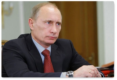 Prime Minister Vladimir Putin holds meetings on forming the federal budget for 2012 and the planning period 2013-2014