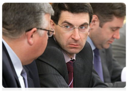Minister of Communications and Mass Media Igor Shchegolev at a Government meeting|7 july, 2011|16:38