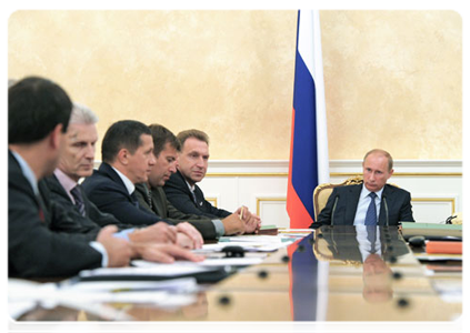 Prime Minister Vladimir Putin chairs a Government Presidium meeting|11 august, 2011|19:08