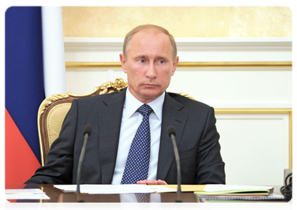 Prime Minister Vladimir Putin chairs a Government Presidium meeting|11 august, 2011|19:08