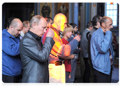 Prime Minister Vladimir Putin visits Valaam Monastery|14 august, 2011|18:37