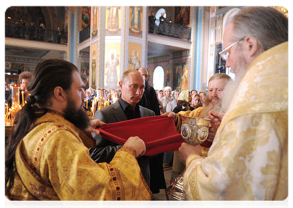 Prime Minister Vladimir Putin visits Valaam Monastery|14 august, 2011|18:38