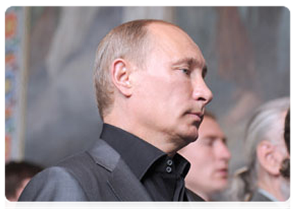 Prime Minister Vladimir Putin visits Valaam Monastery|14 august, 2011|18:42