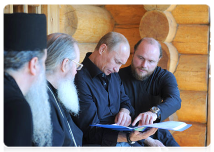 Prime Minister Vladimir Putin visits Valaam Monastery|14 august, 2011|19:00