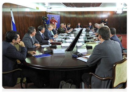 Prime Minister Vladimir Putin at a meeting of the National Popular Front’s Federal Coordination Council devoted to summarising the results of the primaries|23 august, 2011|17:59