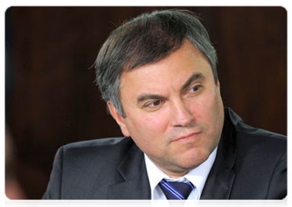 Deputy Prime Minister and Chief of the Government Staff Vyacheslav Volodin|23 august, 2011|18:02