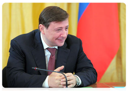 Deputy Prime Minister and Russian President's Envoy to the North Caucasus Federal District Alexander Khloponin at a meeting of the Government Commission on the Socio-Economic Development of the North Caucasus Federal District|3 august, 2011|18:10