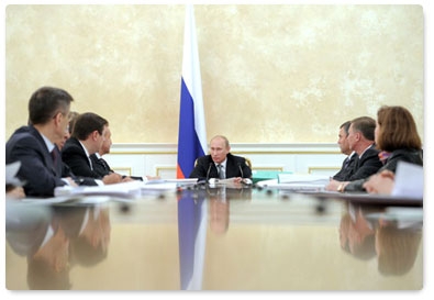 Prime Minister Vladimir Putin chairs Government Presidium meeting