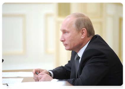 Prime Minister Vladimir Putin chairs Government Presidium meeting|13 september, 2011|16:41