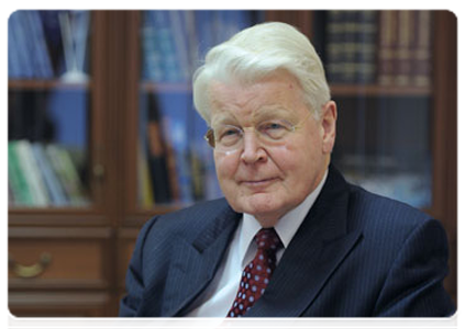 President of Iceland Ólafur Ragnar Grímsson at a meeting with Prime Minister Vladimir Putin at the International Arctic Forum in Arkhangelsk|22 september, 2011|19:05