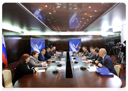 Prime Minister Vladimir Putin at a meeting with representatives of public recreational and sport fishing associations|11 january, 2012|15:12