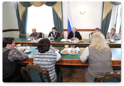 Prime Minister Vladimir Putin, on a working visit in the Kemerovo Region, has met with the widows of the miners killed in the Raspadskaya mine explosions