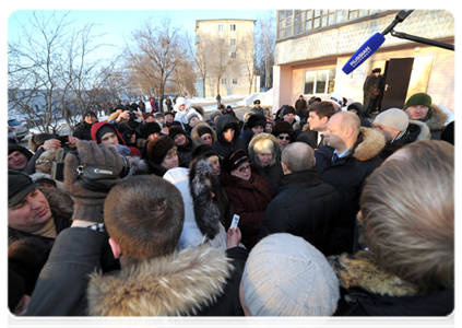 Prime Minister Vladimir Putin visits a sport and adaptive school for mentally challenged and disabled children and teenagers|31 january, 2012|18:56