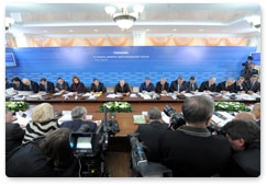 Prime Minister Vladimir Putin holds a meeting on Russian livestock farming in Tambov