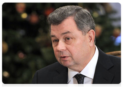 Kaluga Region Governor Anatoly Artamonov at a meeting with Prime Minister Vladimir Putin|9 january, 2012|13:30