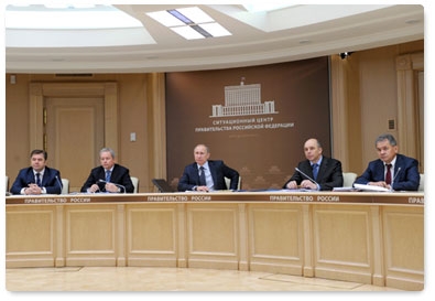 Председатель Правительства Российской Федерации В.В.Путин провёл селекторное совещание с руководством Челябинской области и Удмуртской Республики