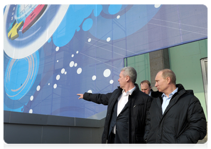 Prime Minister Vladimir Putin and Moscow Mayor Sergei Sobyanin|11 february, 2012|11:37