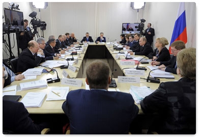 Prime Minister Vladimir Putin holds a videoconference in Naberezhnye Chelny on the implementation of demographic policy and regional programmes to modernise healthcare