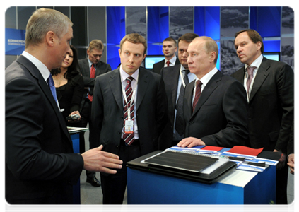 Prime Minister Vladimir Putin visits an exhibition of the Agency of Strategic Initiatives’ projects|18 february, 2012|10:00