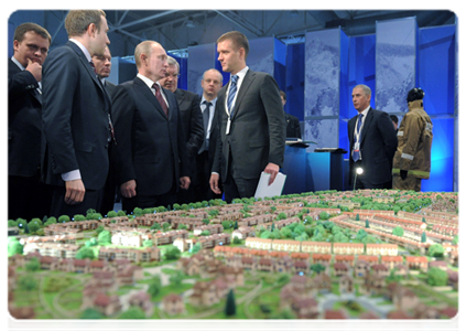 Prime Minister Vladimir Putin visits an exhibition of the Agency of Strategic Initiatives’ projects|18 february, 2012|10:00