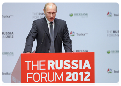 Председатель Правительства Российской Федерации В.В.Путин принял участие в инвестиционном форуме «Россия-2012»|2 февраля, 2012|15:34