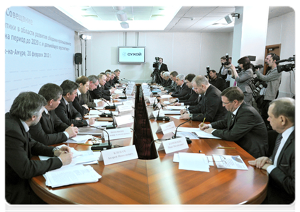 Председатель Правительства Российской Федерации В.В.Путин провёл совещание о реализации государственной политики в области развития ОПК на период до 2020 года и дальнейшую перспективу|20 февраля, 2012|16:20