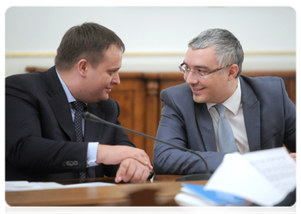 ASI General Director Andrei Nikitin and Director of ASI’s Young Professionals project Dmitry Peskov|3 february, 2012|14:53