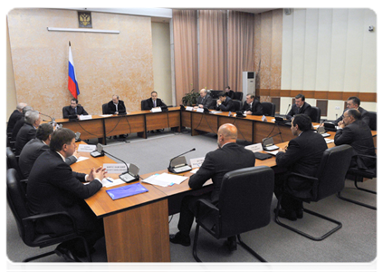 Prime Minister Vladimir Putin meeting with members of the business community in Perm|4 february, 2012|22:35