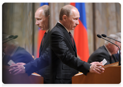 Председатель Правительства Российской Федерации В.В.Путин принял участие в расширенном заседании коллегии Минздравсоцразвития России|16 марта, 2012|12:38