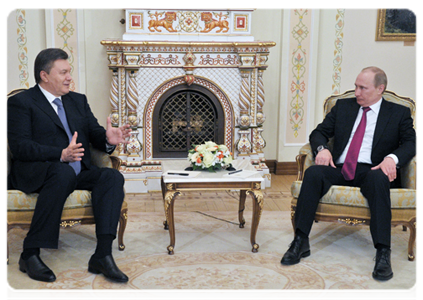 Председатель Правительства Российской Федерации В.В.Путин встретился с Президентом Украины В.Ф.Януковичем|20 марта, 2012|17:53