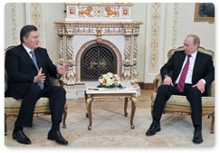 В.В.Путин встретился с Президентом Украины В.Ф.Януковичем