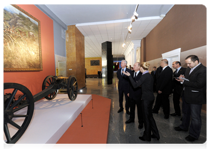 Председатель Правительства Российской Федерации В.В.Путин посетил музей-панораму «Бородинская битва» в Москве|7 марта, 2012|15:36