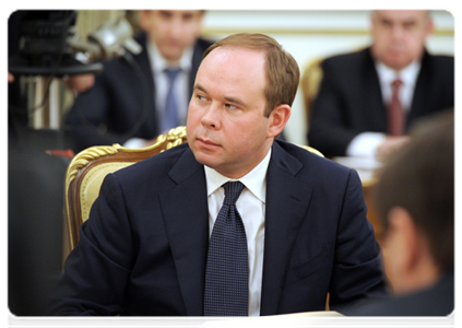 Minister of the Russian Federation and Chief of the Government Staff Anton Vaino at a Government Presidium meeting|7 march, 2012|16:31