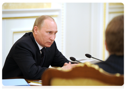 Председатель Правительства Российской Федерации В.В.Путин провёл заседание Президиума Правительства Российской Федерации|7 марта, 2012|16:31
