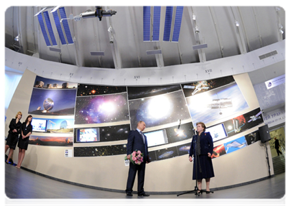 Председатель Правительства Российской Федерации В.В.Путин в День космонавтики посетил Большой планетарий Москвы|12 апреля, 2012|16:21