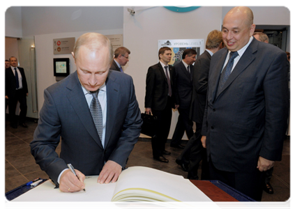 Председатель Правительства Российской Федерации В.В.Путин в День космонавтики посетил Большой планетарий Москвы|12 апреля, 2012|17:29