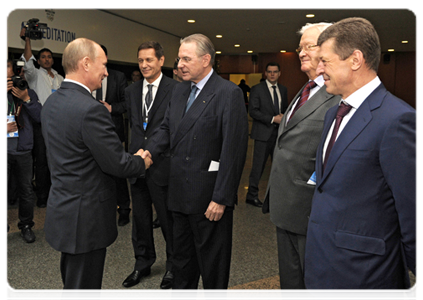 Председатель Правительства Российской Федерации В.В.Путин принял участие в заседании Генеральной ассамблеи АНОК|13 апреля, 2012|15:58