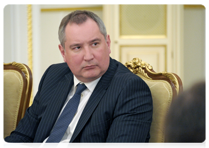 Deputy Prime Minister Dmitry Rogozin at a Government Presidium meeting|19 april, 2012|17:02