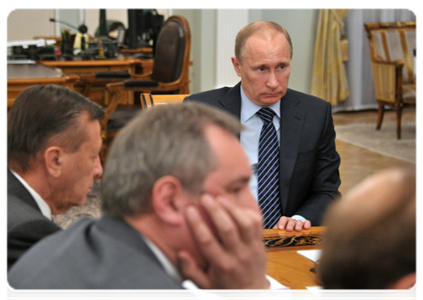Председатель Правительства Российской Федерации В.В.Путин провёл заседание наблюдательного совета Внешэкономбанка|2 апреля, 2012|19:17
