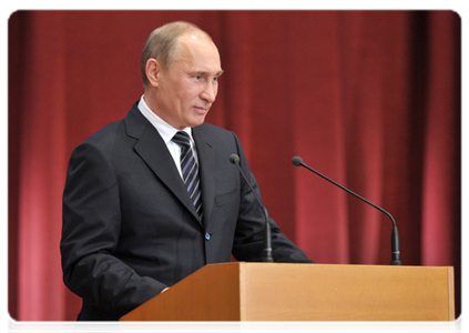 Председатель Правительства России В.В.Путин принял участие в расширенном заседании коллегии Министерства экономического развития Российской Федерации|23 апреля, 2012|17:43
