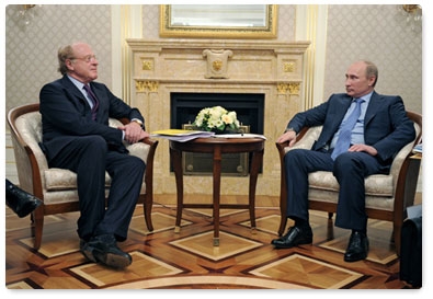 Председатель Правительства Российской Федерации В.В.Путин встретился с руководством итальянской компании «Эни»