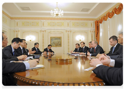 Prime Minister Vladimir Putin meeting with Vice Premier of the State Council of the People’s Republic of China Li Keqiang|27 april, 2012|17:29