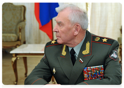 Chairman of the Council of the National Public Organisation of Russian Armed Forces Veterans Mikhail Moiseyev|3 april, 2012|16:19