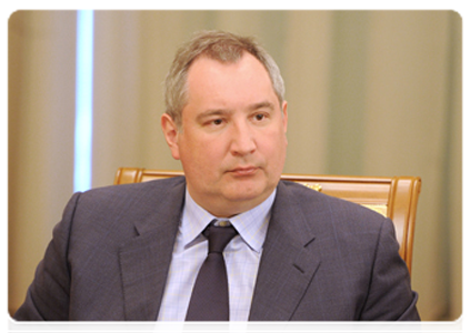 Deputy Prime Minister Dmitry Rogozin at a government meeting|2 may, 2012|15:46