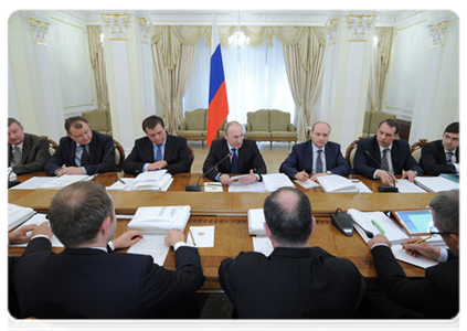 Председатель Правительства Российской Федерации В.В.Путин провёл заседание наблюдательного совета Агентства стратегических инициатив|3 мая, 2012|15:56