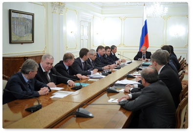 Председатель Правительства Российской Федерации В.В.Путин провёл совещание по вопросу стимулирования освоения трудноизвлекаемых запасов нефти