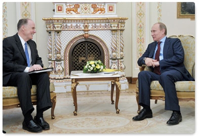 Prime Minister Vladimir Putin receives Thomas Donilon, National Security Advisor to the President of the United States